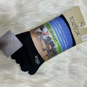 1 Pair Black Toesox, New Never Worn, Size Small